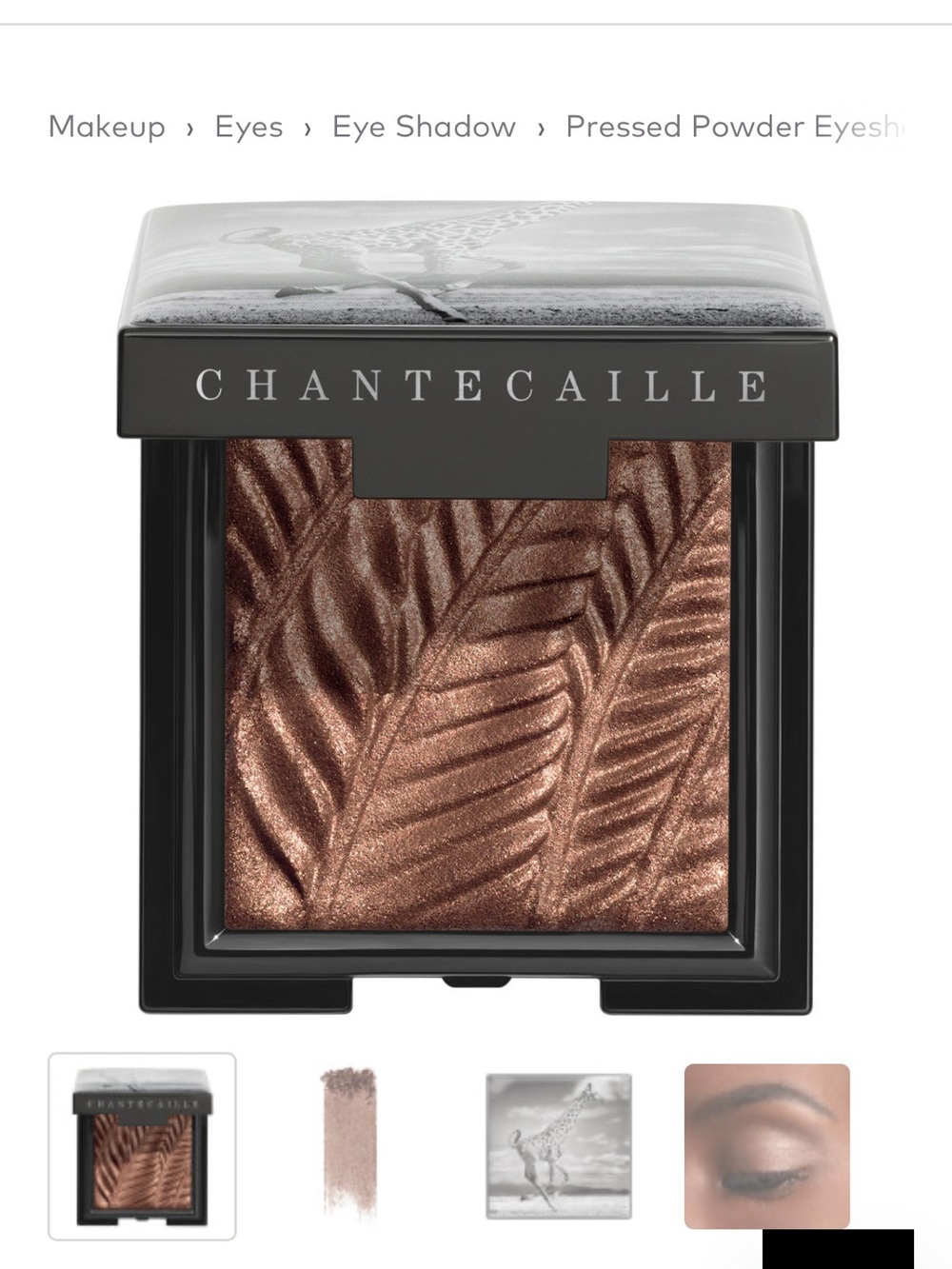 Chantecaille Metallic Copper Leaf-Embossed Eye Shadow